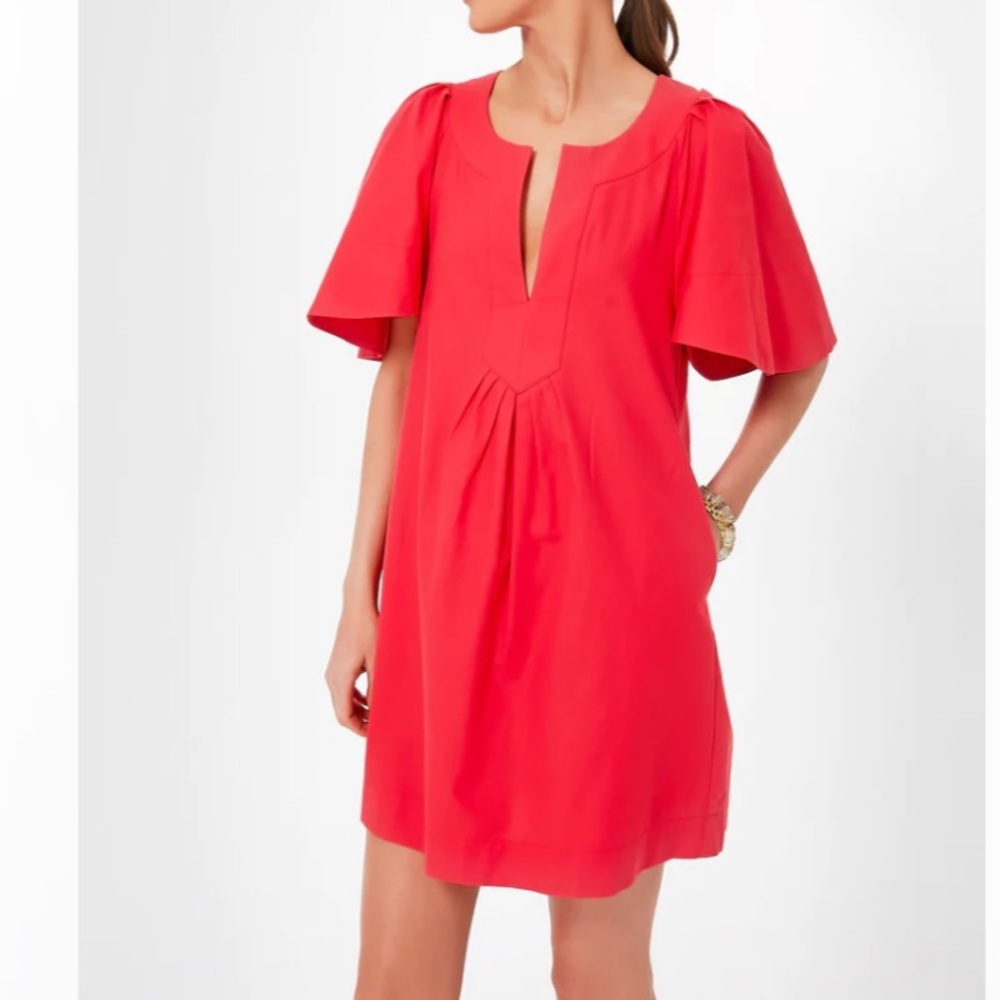 Red Finley Flutter Sleeve Dress
POMANDER PLACE - Picture 2 of 10